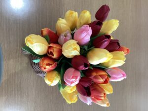 チューリップの花束の写真